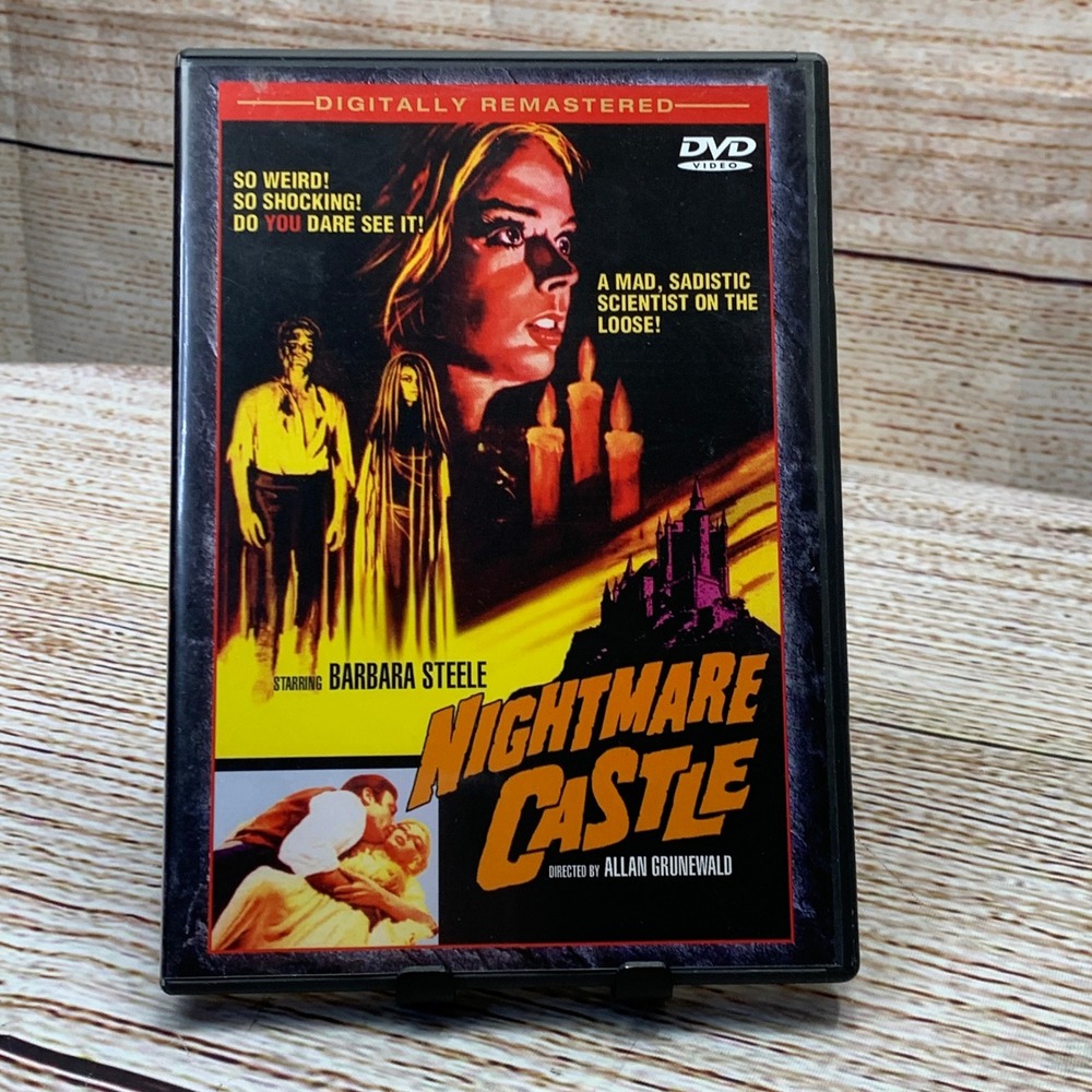 Nightmare Castle [1965 DVD Digitally Remastered] Barbara Steele Allan‎ Grunevald